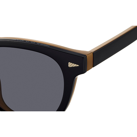 TOM and JERRY × OWNDAYS Black Full Rim Wellington right side