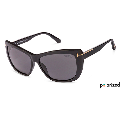 BRANDED Black Full Rim Cat Eye left side