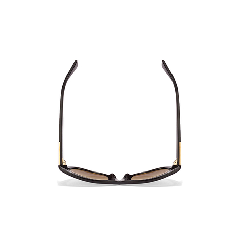 BRANDED Black Full Rim Cat Eye left side