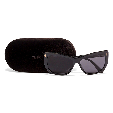 BRANDED Black Full Rim Cat Eye right side