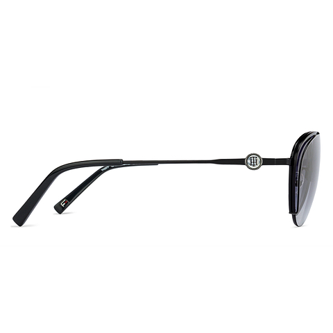 Tommy Hilfiger Black Half Rim Cat Eye right side