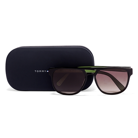 Buy Tommy Hilfiger TH7870 Large Size-57 Black Green Gradient C3