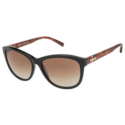 Tommy Hilfiger Black Full Rim Geometric right side