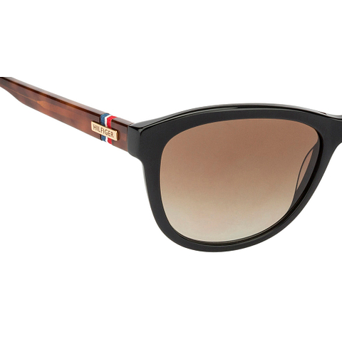 Tommy Hilfiger Black Full Rim Geometric right side