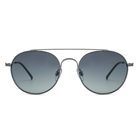 Tommy Hilfiger Mid Gunmetal Full Rim Round left side