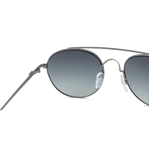 Tommy Hilfiger Mid Gunmetal Full Rim Round left side