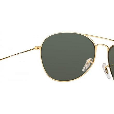 BRANDED Gold Full Rim Aviator right side