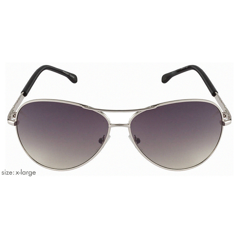 Vincent Chase Online Silver Full Rim Aviator left side