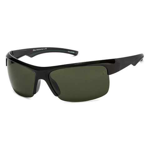 Velocity Black Half Rim Rectangle left side Velocity Black Half Rim Rectangle left side