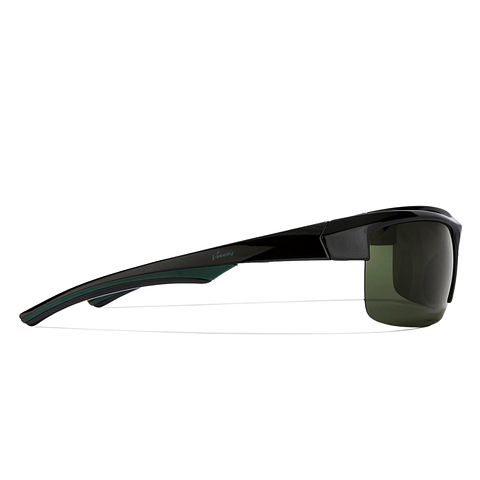 Velocity Black Half Rim Rectangle left side Velocity Black Half Rim Rectangle left side