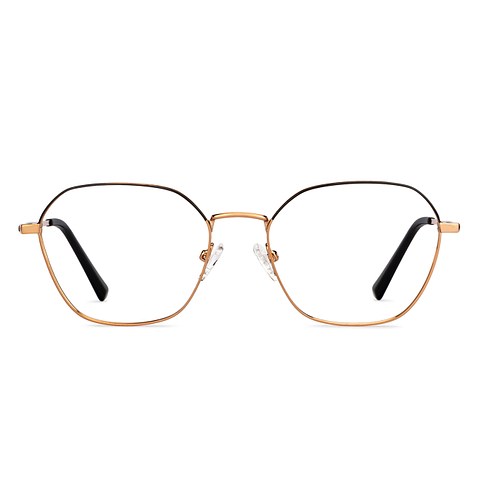 Vincent Chase Online Black Copper Full Rim Geometric left side