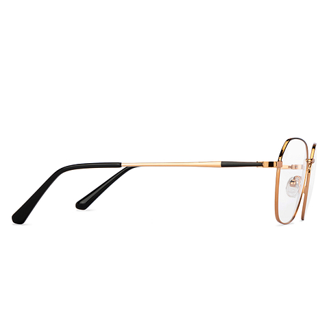 Vincent Chase Online Black Copper Full Rim Geometric left side