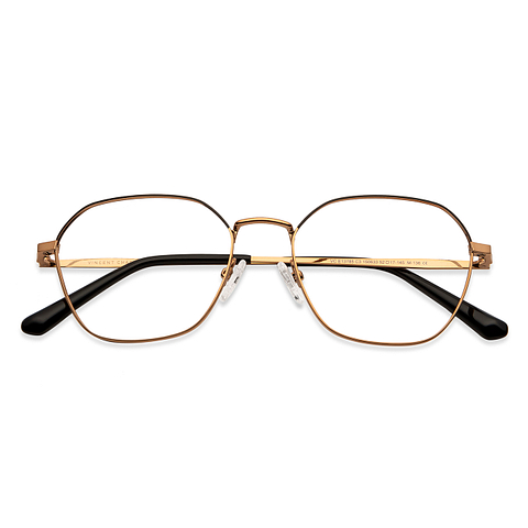 Vincent Chase Online Black Copper Full Rim Geometric left side