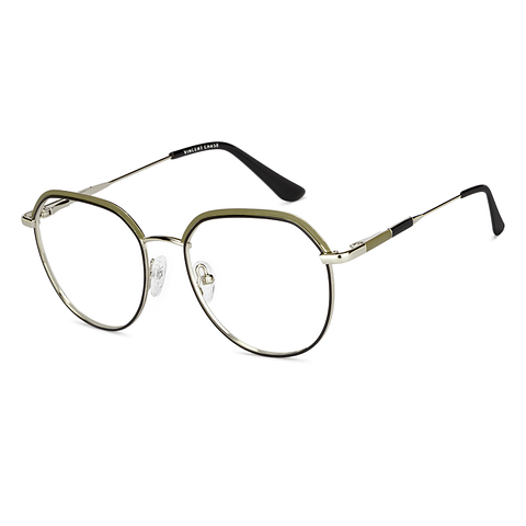 Vincent Chase Online Bottle Green Full Rim Geometric right side