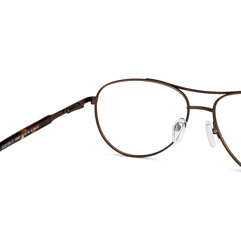 Vincent Chase Online Light Brown Full Rim Aviator right side