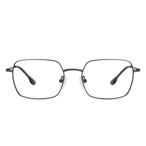 Vincent Chase Online Gunmetal Full Rim Geometric left side