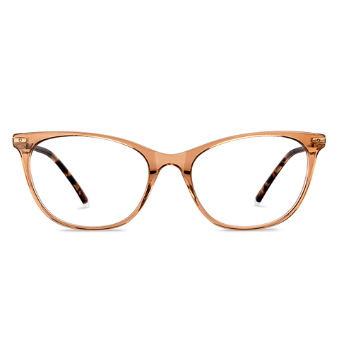 Vincent Chase Online Brown Transparent Full Rim Cat Eye left side