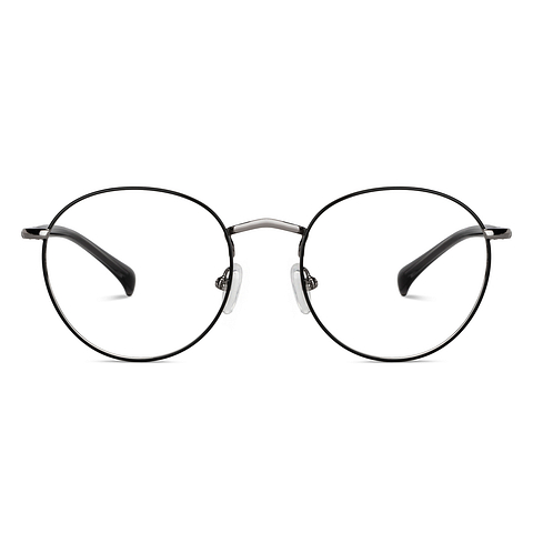 Vincent Chase Online Dark Gunmetal Full Rim Round right side