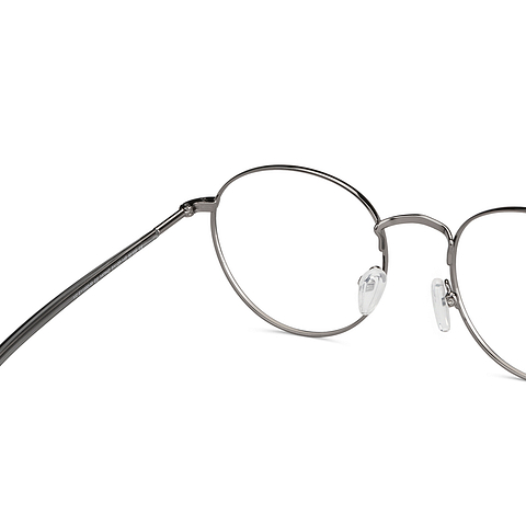 Vincent Chase Online Dark Gunmetal Full Rim Round right side