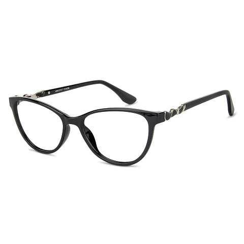 Vincent Chase Black Full Rim Cat Eye right side