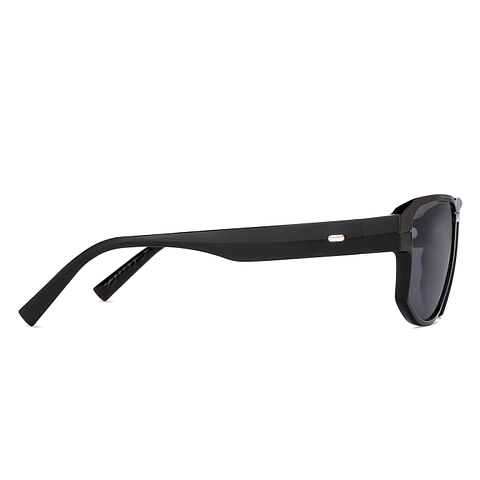 Vincent Chase Polarized Black Full Rim Square left side