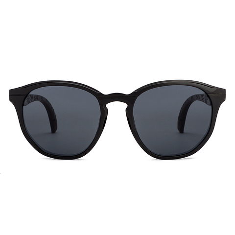 Vincent Chase Polarized Black Full Rim Round left side