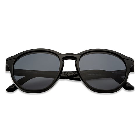 Vincent Chase Polarized Black Full Rim Round left side