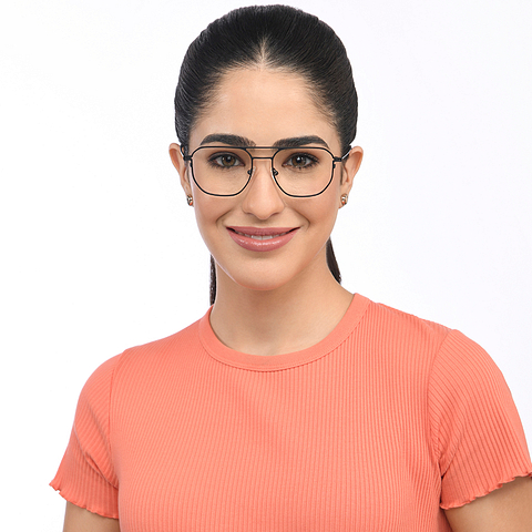 Vincent Chase Online Black Full Rim Geometric left side