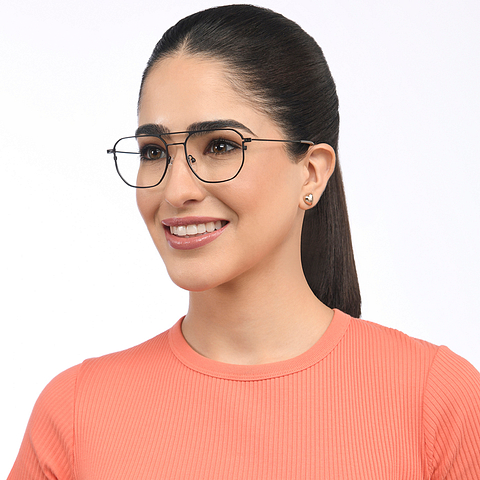Vincent Chase Online Black Full Rim Geometric right side