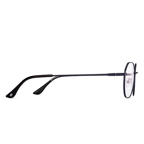 فينسنت تشيس أسود حافة كاملة هندسي left side