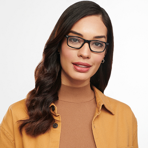 Vincent Chase Online Black Full Rim Rectangle left side
