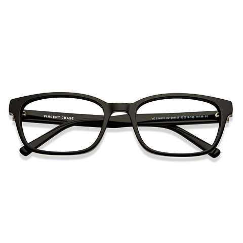 Vincent Chase Online Black Full Rim Rectangle left side