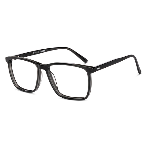 Vincent Chase Black Full Rim Square right side