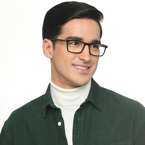 Vincent Chase Online Black Full Rim Rectangle left side