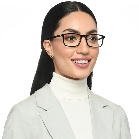 Vincent Chase Online Black Full Rim Rectangle left side