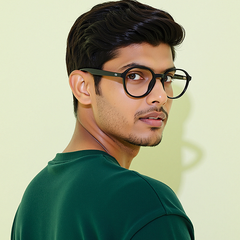 Vincent Chase Online Black Full Rim Round right side Vincent Chase Online Black Full Rim Round right side