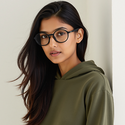 Vincent Chase Online Black Full Rim Round right side Vincent Chase Online Black Full Rim Round right side