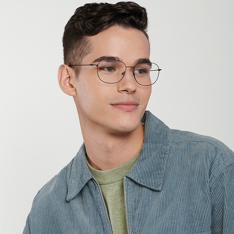 Vincent Chase Online Black Full Rim Round right side