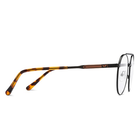 Vincent Chase Online Black Full Rim Round left side