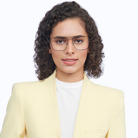 Vincent Chase Online Black Full Rim Geometric right side