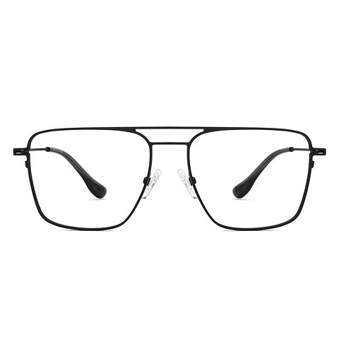 Vincent Chase Black Full Rim Square left side