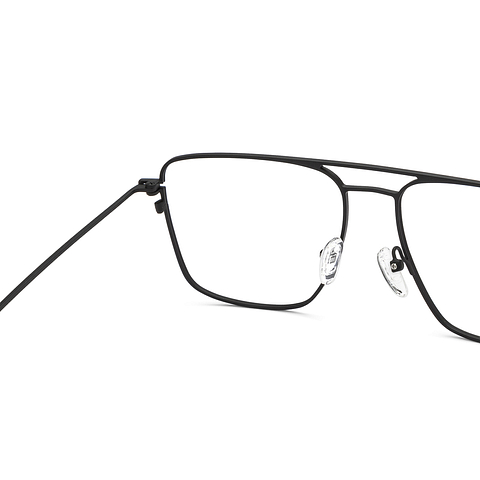 Vincent Chase Black Full Rim Square right side