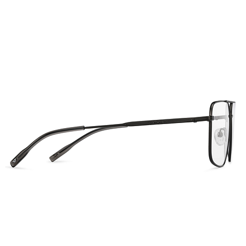 Vincent Chase Black Full Rim Square left side