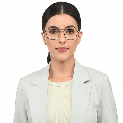Vincent Chase Online Black Full Rim Square right side