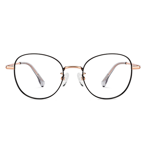 Vincent Chase Online Black Full Rim Round left side