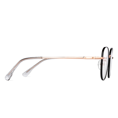 Vincent Chase Online Black Full Rim Round left side