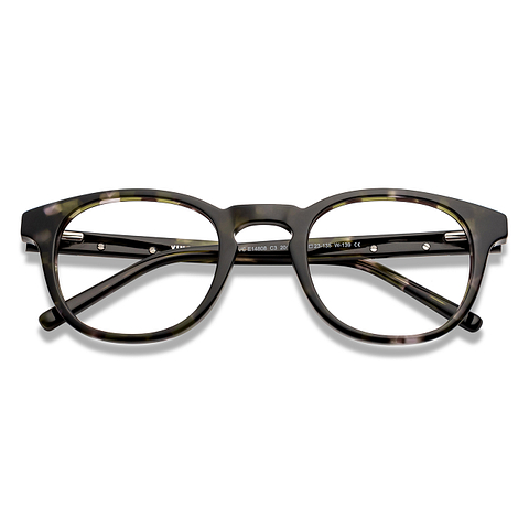 Vincent Chase Online Military Green Full Rim Round left side
