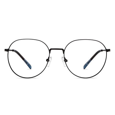 Vincent Chase Online Black Full Rim Round left side