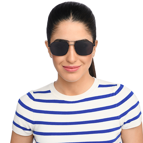 فينسنت تشيس أونلاين أسود حافة كاملة المستطيل right side