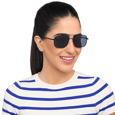 فينسنت تشيس أونلاين أسود حافة كاملة المستطيل left side